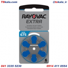 Rayovac ZA675-PR44 Extra Advanced Hearin Aid Battery 6x