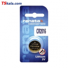 باتری سکه ای CR2016 لیتیوم رناتا بسته 1 عددی