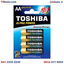 TOSHIBA ALPHA POWER Alkaline Battery AA.LR6 4x