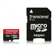 Transcend microSDXC Card UHS-I U1 C10 - 64GB