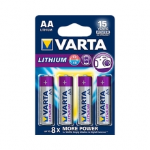 باتری قلمی AA لیتیوم وارتا بسته 4 عددی
