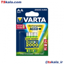 VARTA AA 2x NiMH 2600mAh Rechargeable Battery