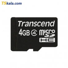 میکرو اس دی کارت Transcend microSDHC Card Class4 - 4GB