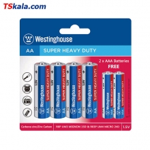 Westinghose Super Heavy Duty Battery – R6P 4x + R03PS 2x