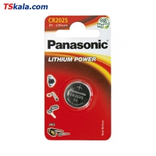 باتری سکه ای CR2025 لیتیوم پاناسونیک بسته 1 عددی